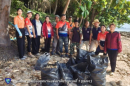 ศูนย์ศึกษาและวิจัยอุทยานฯ ชุมพร จัดกิจกรรมเก็บขยะชายหาดทรายรี รวมขยะได้ 23 กิโลกรัม
